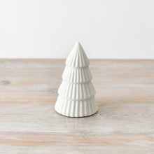 Load image into Gallery viewer, Small Matt White Tree Ornament

