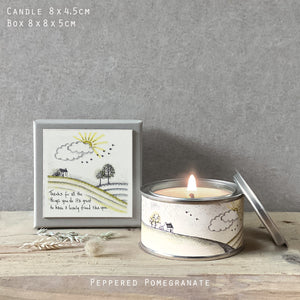 Thanks For All The Things You Do....- Boxed Tin Candle