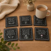 Load image into Gallery viewer, Sentiment Slate Coaster
