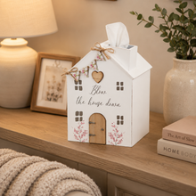 Load image into Gallery viewer, Rose Cottage House Tissue Holder
