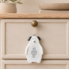 Load image into Gallery viewer, A Good Friend Reaches For Your Hand - Porcelain Hanging Plaque
