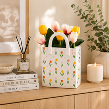 Load image into Gallery viewer, Tulip Print Ceramic Bag-Shaped Flower Vase
