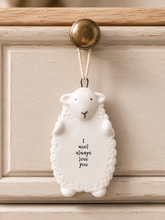 Load image into Gallery viewer, I Wool Always Love You - Porcelain Hanging Plaque
