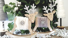 Load image into Gallery viewer, Woollen Reindeer Decorations
