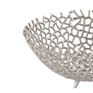 Farrah Collection Silver Decorative Bowl