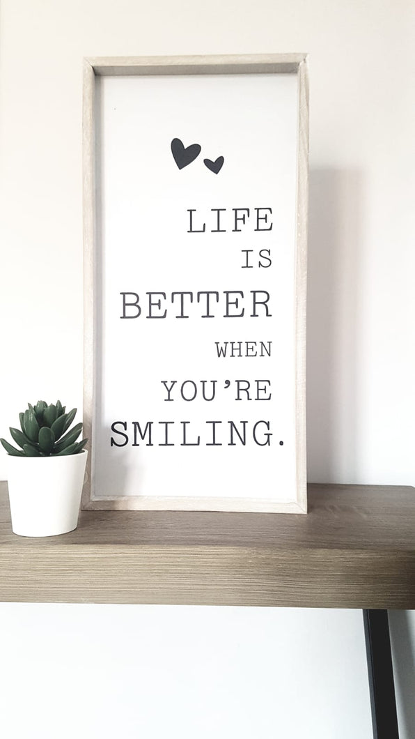 'Life Is Better' Plaque