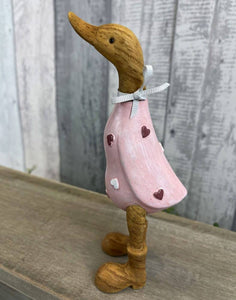 Small Pink Standing Duck