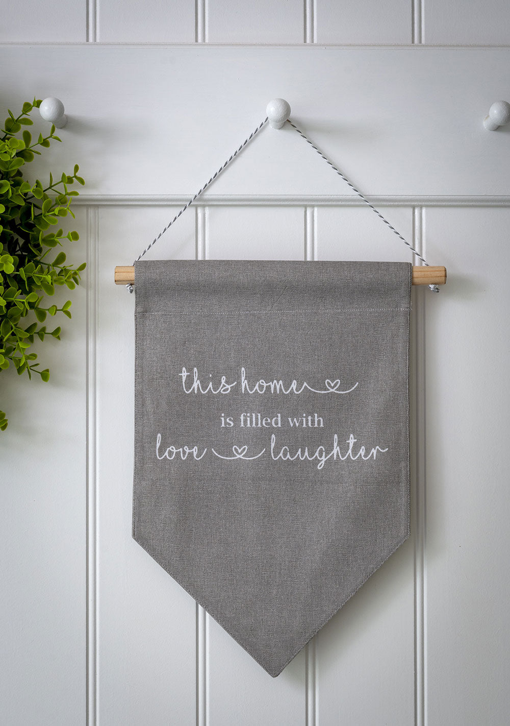 'This Home' Fabric Hanger